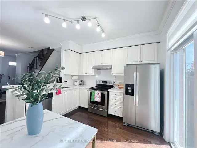 Stunning Renovated Freehold Townhome 3 Beds 2 Baths Modern Kitchen Private Patio Garage