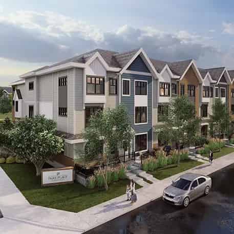 Park Place Prosecco Townhome in Lake Mahogany by Jayman BUILT