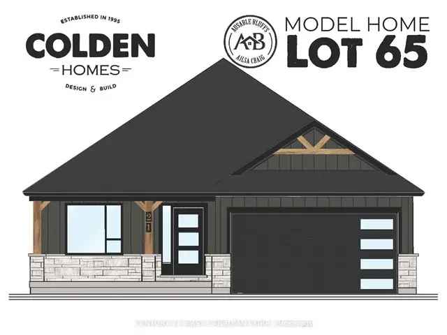 1350 Sq Ft 1-Storey Home in Ailsa Craig - New Construction