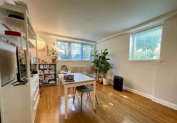 1 Bedroom Garden Level Apt. for rent (Queen W/Roncesvalles Ave)