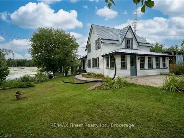 Secluded 18-Acre Farmhouse with Pond Near Kingston