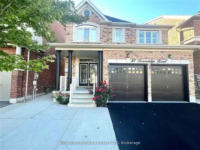 Spacious 4-Bedroom Detached Home in Caledon South Field Village