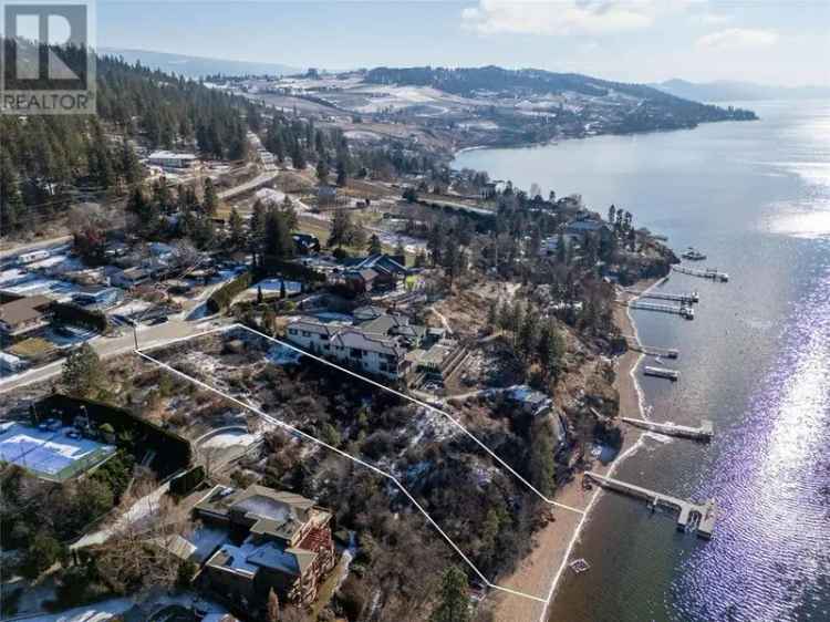 Lakefront Lot in Carr's Landing Okanagan Lake Views