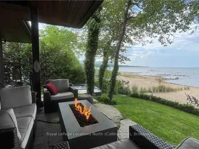 Georgian Bay Private Beachfront Home with Sunset Views