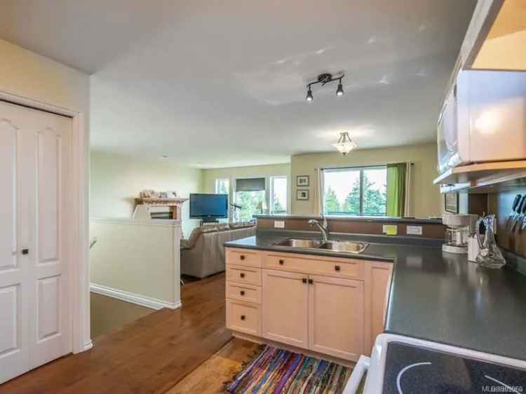 Unique Ocean View Half Duplex for Sale in Chemainus with Multiple Kitchens