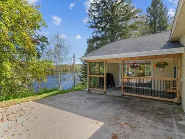 Bungalow for Sale Laurentides Lakefront Mountain View Vacation Home Rental Investment