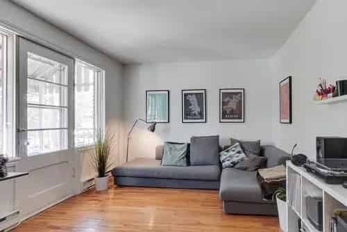 Spacious Duplex in Mercier-Est Montreal Near Parks and Metro