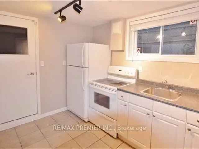 Spacious 2 Bedroom Furnished Basement Apartment Near Kipling Subway