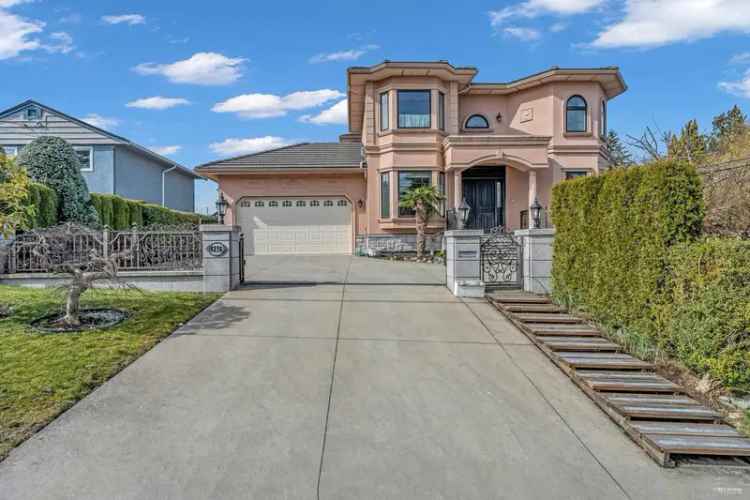 6 Bed 6.5 Bath Custom Home in Burnaby South with Mountain Views