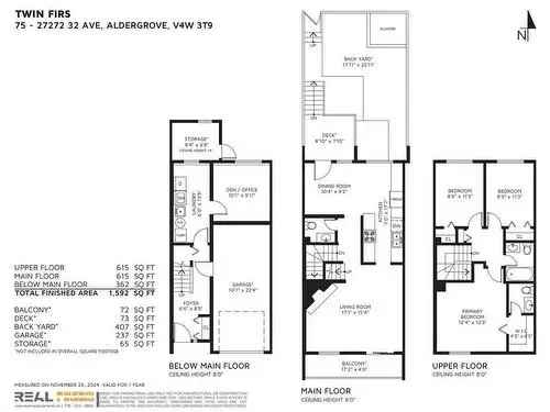 Aldergrove Townhome 3 Bed 3 Bath Extensive Upgrades