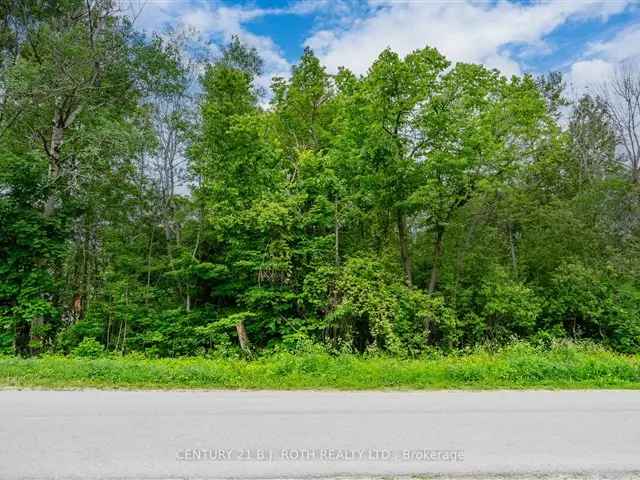 Lovely Treed Lot for Home or Cottage in Port McNicoll