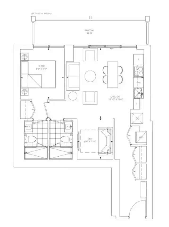 SELLING LOSS  Condo Assignment - 1 BR   Den