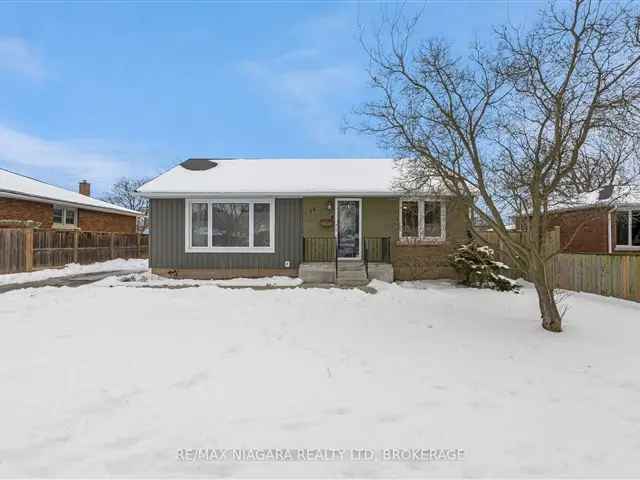 Renovated Bungalow in Welland Family-Friendly Neighborhood