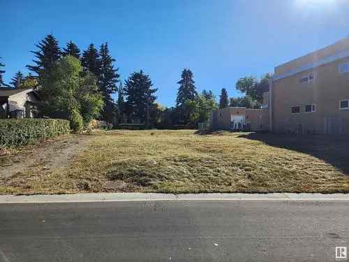 Vacant Land for Sale in Windsor Park Edmonton