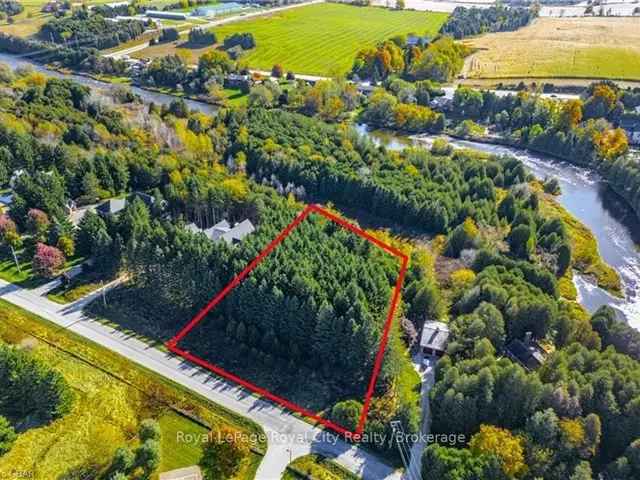 1 Acre Treed Estate Lot Grand River Watershed Centre Wellington