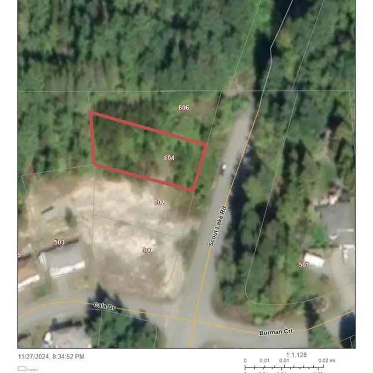 Gold River Lot for Sale Near Scout Lake Trail