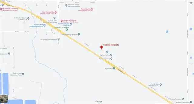 Land For Sale in Fort St. John, British Columbia