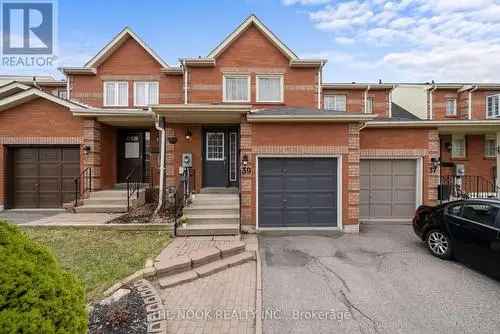 3-Bedroom Freehold Townhome Whitby Ontario