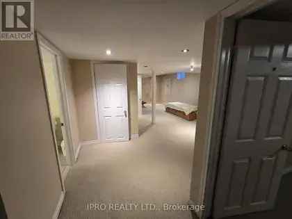 1 Bedroom Basement Apartment in Mississauga