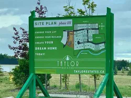 Buy Land in Rural Grande Prairie Alberta with Custom Home Options