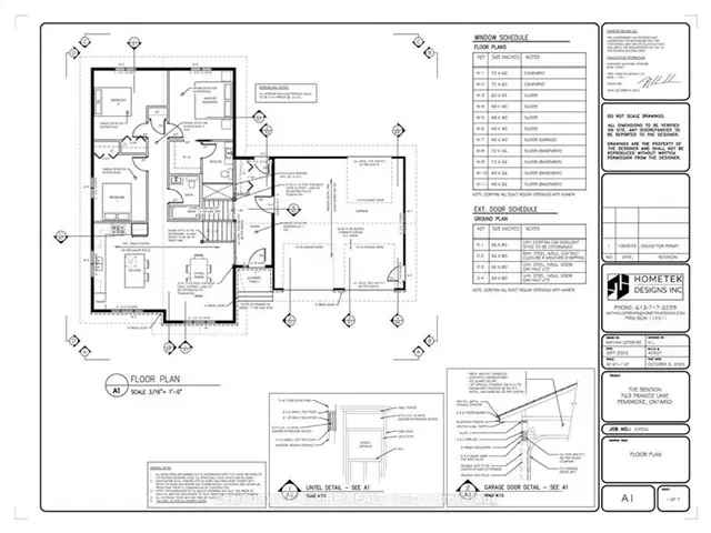 1300 Sqft 3-Bedroom Home on 1 Acre Near Pembroke