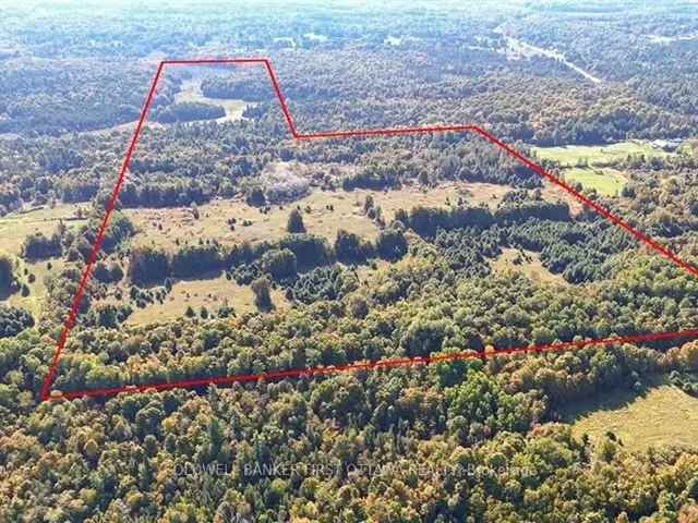 119 Acres Near Maberly: Dream Home or Retreat