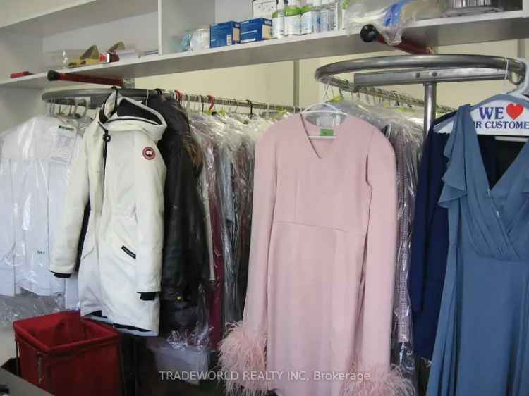 Rent Dry Cleaning Depot in Downtown with Tailoring Service Features