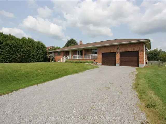 4.56 Acre Ranch Bungalow with Oversized Garage and Huge Barn