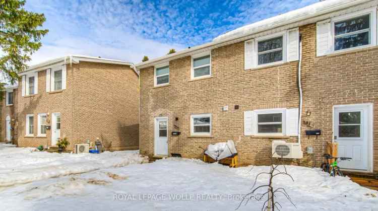 Buy Townhome in Waterloo with 3 Bedrooms and Modern Finishes