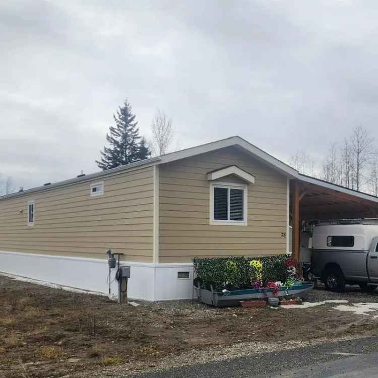 2021 Modular Home 2 Beds New Addition Covered Deck Carport