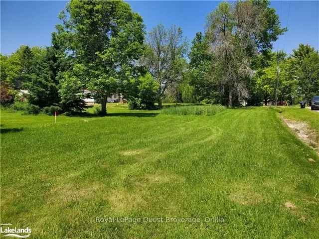 Level Cleared Vacant Lot Ramara Township Lake Simcoe Access