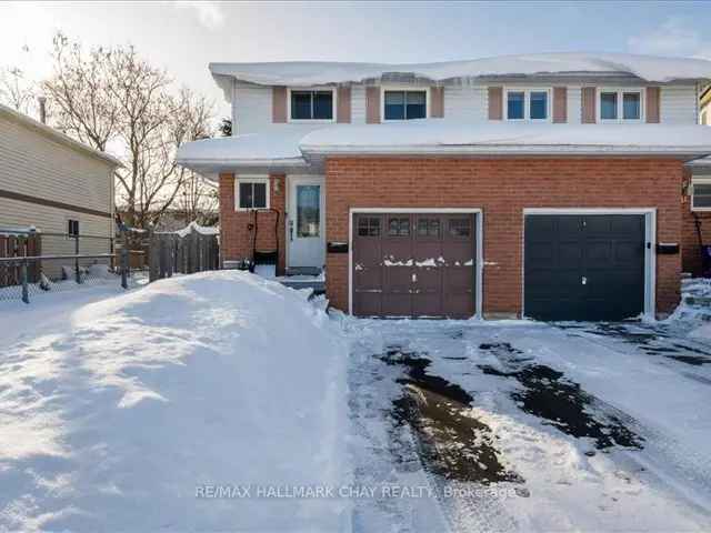 3 Bed 1.5 Bath Semi-Detached Home in Barrie