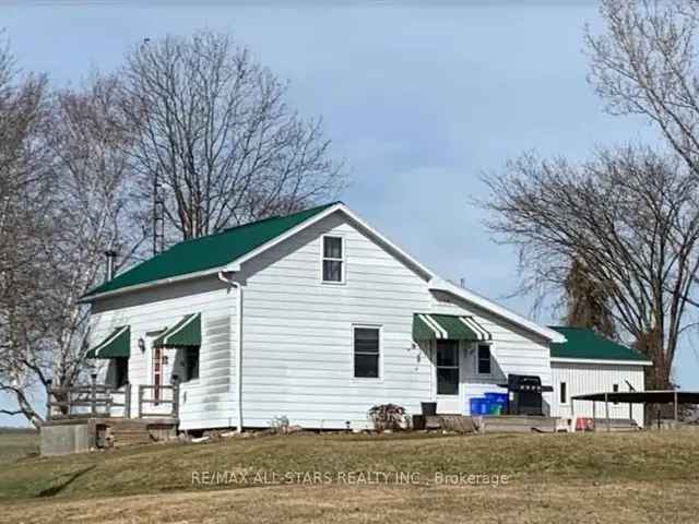 107 Acre Farm near Port Perry - 3 Bedroom Home and Large Workshop