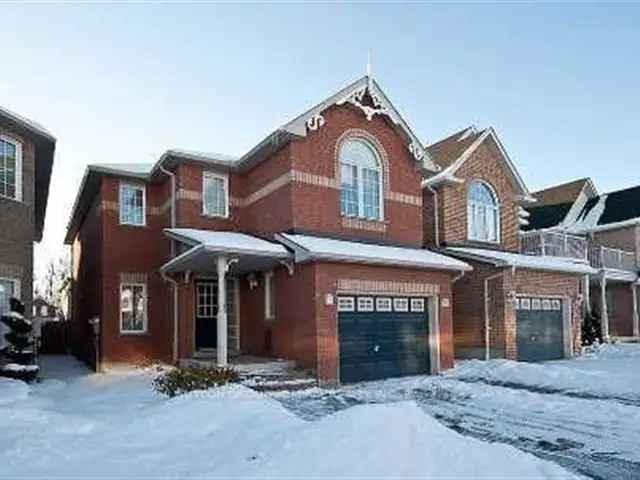 Beautiful 4-Bedroom Detached Home in Family-Oriented Neighborhood