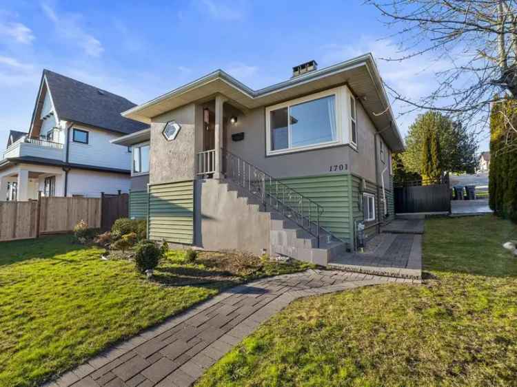 1701 Nanaimo Street New Westminster House for Sale