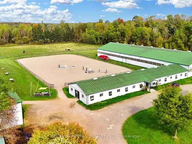 53 Acres Equestrian Farm with Barns and House Great for Developers and Investors