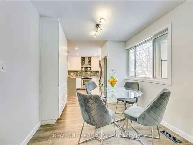 3 Bed 2 Bath Detached Home with Finished Sunroom and Yard