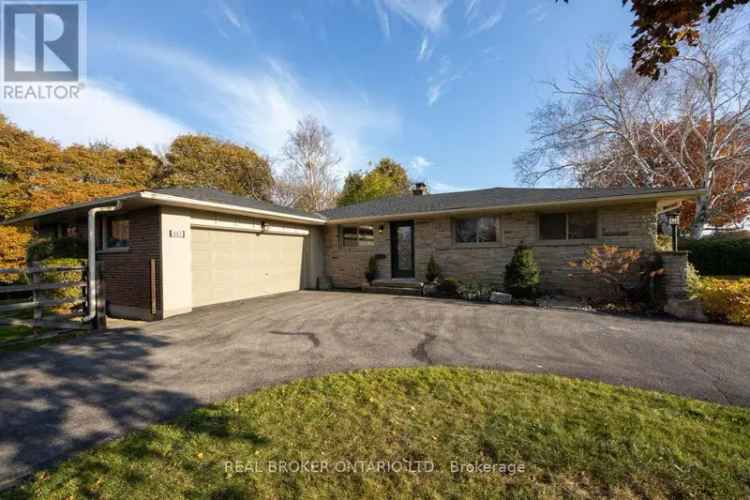 Updated Bungalow on 12 Acre Lot 5 Beds 3 Baths Near Hwy 401