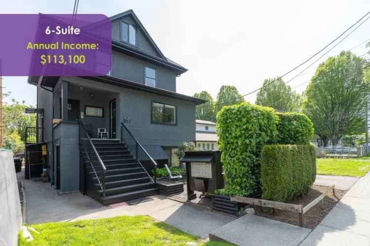 32 E 17th Avenue Vancouver 6 Suite Character Home