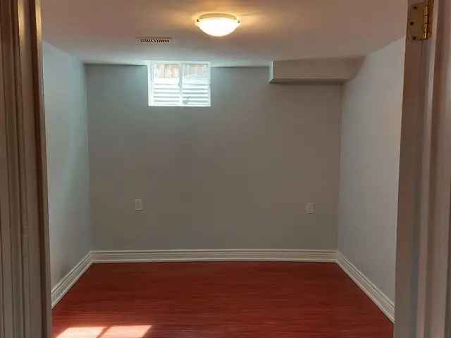 2 Bedroom Basement Apartment in Pickering Near Parks and Golf Courses