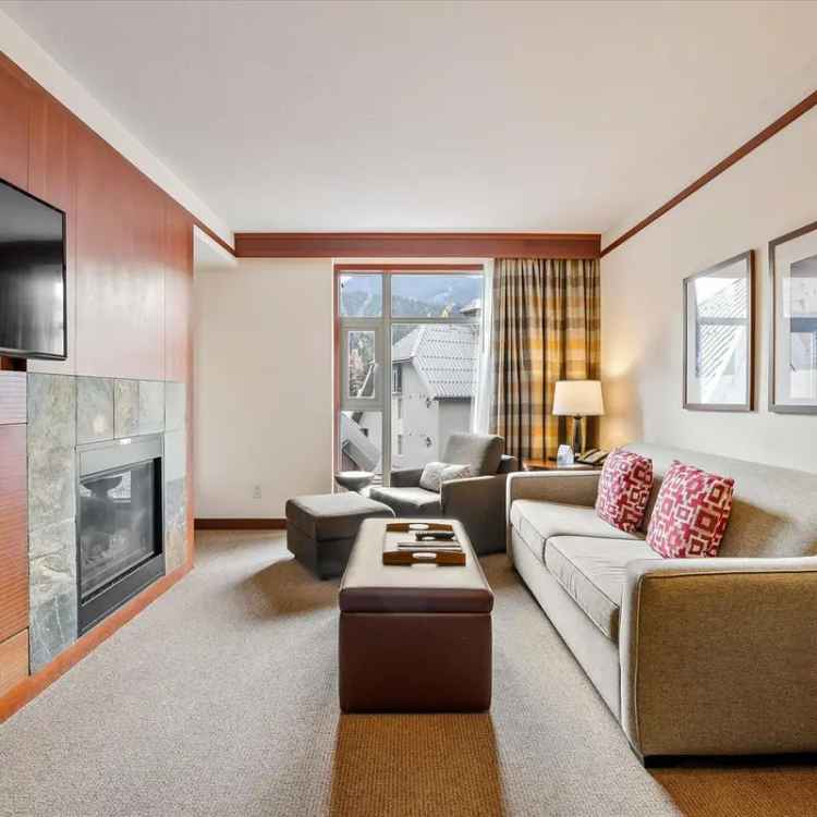 Whistler Village 1-Bedroom Suite for Sale Mountain Views and Amenities