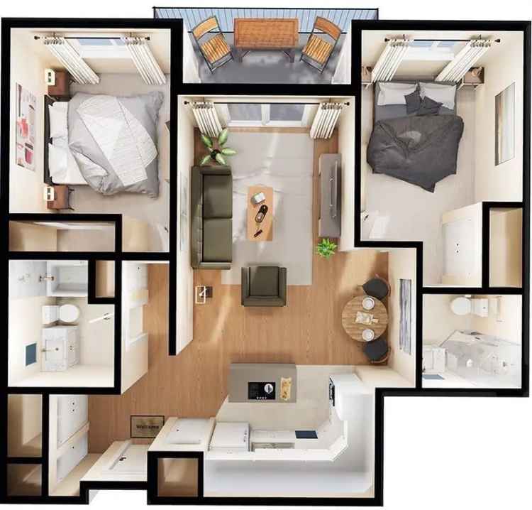 Squamish Condo Mountain Views Updated Kitchen 2 Parking Spaces