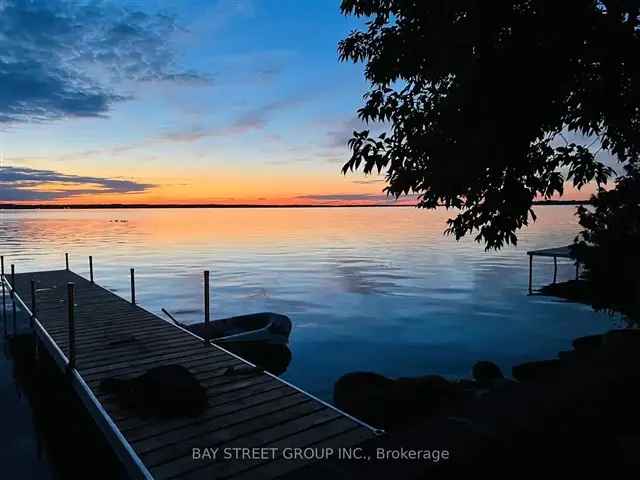 Waterfront Lot Lake Simcoe 50x199 Bungalow Dry Boathouse