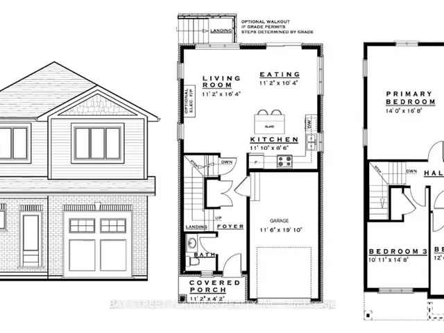 3-Bedroom Detached Home with Finished Basement and Customizable Floor Plans