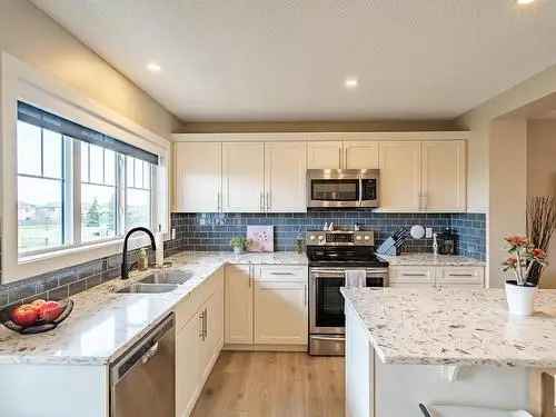 Townhouse For Sale Edmonton Alberta Dual Master Suites Green Space