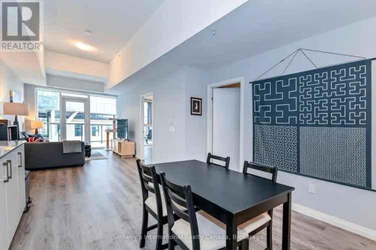 Modern 1-Bedroom Condo Downtown Kitchener with Parking and Amenities