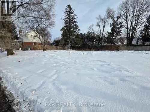 Vacant land for sale in Civic Hospital Central Park Ottawa