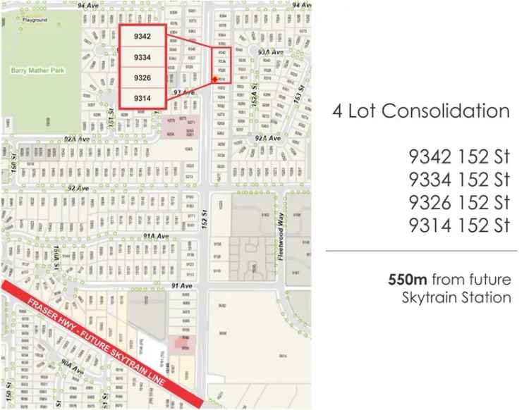 Fleetwood Development Land Assembly Opportunity Near SkyTrain