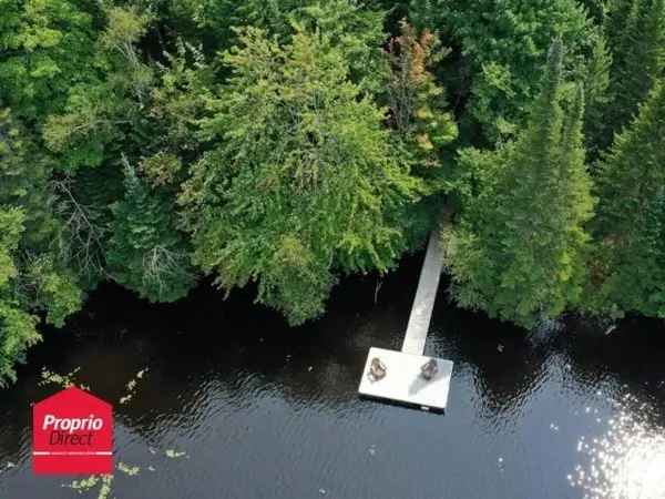 Two Storey Chalet for Sale Waterfront Lanaudiere