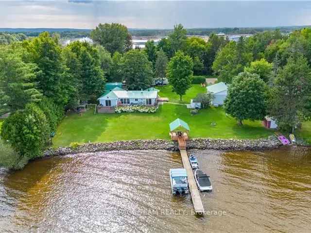 Lakefront Home with Sandy Beach Dock Boats and Bunkie